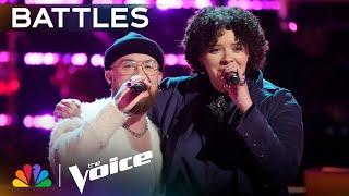 Shye and Jamison Puckett's Cover of "Love Yourself" Blows the Coaches Away | The Voice Battles | NBC