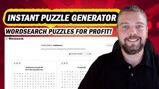 Instant Puzzle Generator Review: Make Money With Wordsearch Puzzles