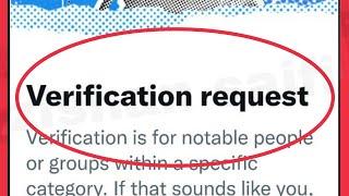 How To Verification request in Twitter Account | Summit Application