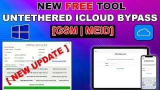 FREE New Frpfile iCloud Bypass Tool Update 2.8.5 | Free Untethered iCloud Bypass Windows GSM & MEID