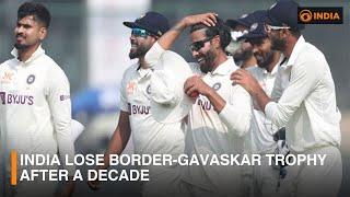 India lose Border-Gavaskar trophy after a decade | DD India News Hour