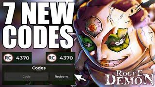 NEWROGUE DEMON CODES NEW CODES - ROGUE DEMON CODES 2024