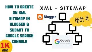 How to Create an XML Sitemap in Blogger & Submit to Google Search Console in Hindi