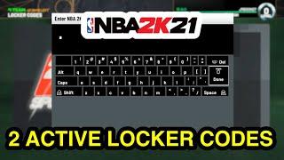 ALL 2 ACTIVE LOCKER CODES IN NBA 2K21 MY TEAM