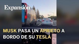 Elon Musk enseña en directo el nuevo sistema de conducción autónoma de Tesla y falla