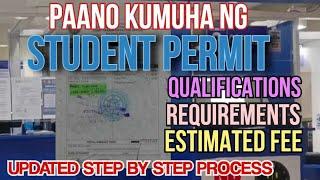 PAANO KUMUHA NG STUDENT PERMIT 2025 | HOW TO GET STUDENT DRIVER'S PERMIT 2025 | STUDENT PERMIT 2025