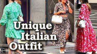 34°c Unique Summer Outfit in Milan | July 2024 Street Style Looks | Window Shop Italian Summer Sale