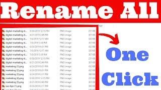 Rename Multiple file, images name one click | Best Tricks for image optimization