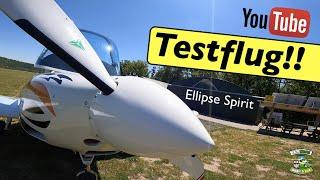 Ultraleichtflugzeug Testflug Ellipse Spirit