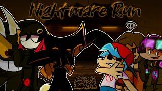 Nightmare Run But Every Turn a Different Character sings《FNF Nightmare Run》