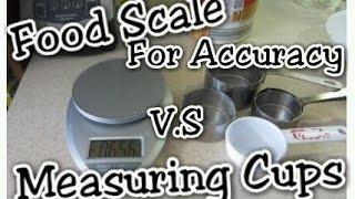 Food Scale For Accurate vs Measuring Cups