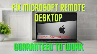 Fix Microsoft Remote Desktop Error Code 0X3000064