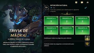 RIOT CAMBIA LA TRIVIA DE MAOKAI  TODAS LAS RESPUESTAS DEL EVENTO EN WILD RIFT.