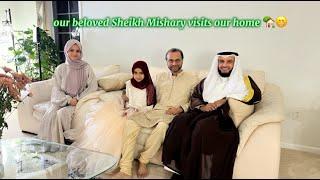 A Blessed Evening w/ Shaykh Mishary Alafasy | Maryam & Fatima invited their Inspiration @ their Home