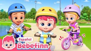 Aprendamos a Montar en Bicicleta | EP99 | Canciones Infantiles | Bebefinn en español