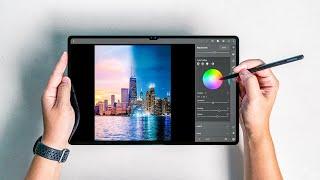 How I Edit Photos using a Tablet // Samsung Galaxy Tab S8 Ultra