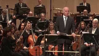 Conductor Daniel Barenboim argues against a boycott of Russian culture at a Ukraine Benefit Concert.