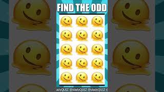 Find the odd emoji out #172 #shorts #howgoodareyoureyes #puzzlegame #spotthediference #emojichalleng