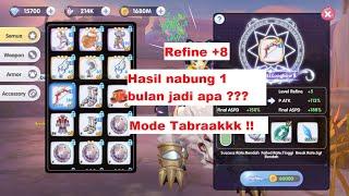 REFINE GOLD WEAPON +8 MODE TABRAK !! HAPPY ENDING ??? | RAGNAROK X NEXT GENERATION