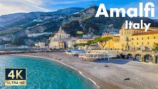 Amalfi Coast Italy  4K Amalfi to Atrani Walking Tour 2022