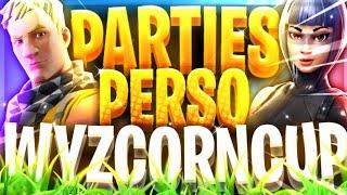 LIVE [FR] FORTNITE TOURNOIS CASHPRIZE EN DUO PARTIE PERSONNALISE 2 SKINS A GAGNER #WyzcornCup5