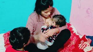 Indian desi breastfeeding beautiful mom ️ breastfeeding vlogs latest new video 