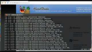Install Handbrake in Ubuntu 12.04 LTS Precise Pangolin 64bit