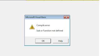 Visual Basic 6.0 throw -- Sub, Function, or Property not defined (Error 35) My Solution(work around)