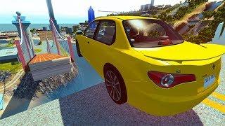 Beamng Drive - Open Bridge Jumping In San Frisco Map | BeamNG-Destruction