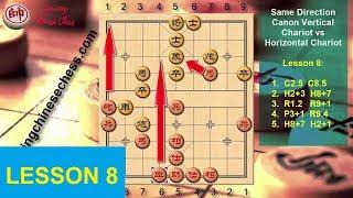 Chinese Chess Strategy LESSON 8: Same Direction Canon Vertical Chariot vs Horizontal Chariot