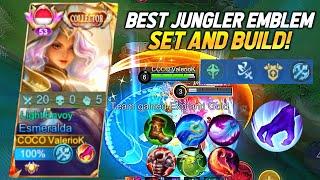 YOU HAVE TO TRY THIS JUNGLER EMBLEM SET AND BUILD!! | Esmeralda Best Build | Valesmeralda | MLBB