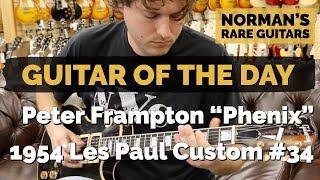 Guitar of the Day: Peter Frampton "Phenix" Gibson 1954 Les Paul Custom #34 | Norman's Rare Guitars