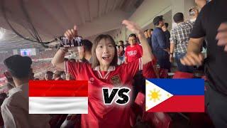 AMAZING Experience Indonesia vs Philippines football match  in Jakarta