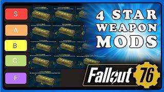 Fallout 76: 4 Star Legendary Weapon Mods - Tier List, Best 4 Star Weapon Mods and How Those Work.