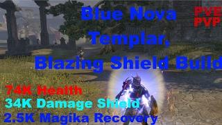 ESO Builds: Blue Nova / Templar / Blazing Shield Tank Build - PVE / PVP