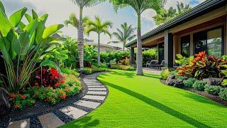 Tropical Oasis Garden 2025: Lush Greenery Landscaping for the New Year!