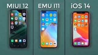 EMUI 11 VS MIUI 12 VS iOS 14 - SPEED COMPARISON