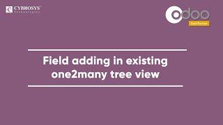 How to Add Field in Existing One2many Tree View in Odoo