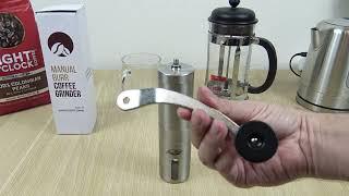 JavaPresse Manual Burr Grinder Demo & Grind Textures