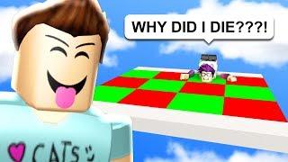 PRANKING YOUTUBERS TO PLAY MY TROLL OBBY IN ROBLOX