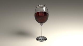 Трансформация сферы в бокал вина