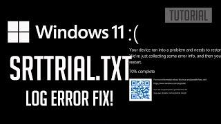 SrtTrail.txt Windows 11 FIX | How to Fix C /Windows/System32/LogFiles/srt/SrtTrail.txt