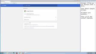 Update Google Chrome in Windows