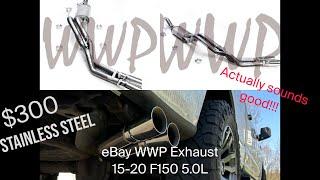 Cheap eBay exhaust! WWP exhaust for Ford F-150 (15-20) 5.0L