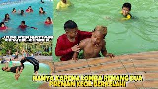 Preman kecil ribut di kolam renang || semua orang heboh dibuatnya!