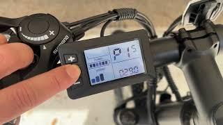 Totguard Electric bike menu setting //UPDATED GOOGLE LINK pdf in description!