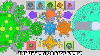 ARRAS.IO SHOW THE POWERFUL DECIMATOR BOSS FAMILY! - BOSSES #18