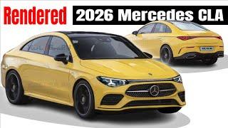 New 2026 Mercedes Benz CLA Rendered