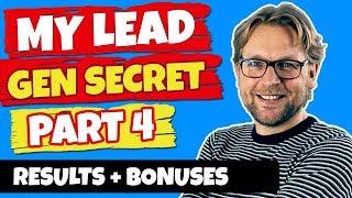 My Lead Gen Secret Results August 2019 + Review Part 4