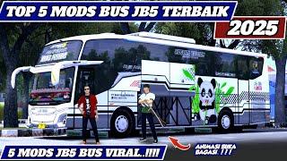 SERASA MAIN ETS 2 !! TOP 5 MODS BUS JB5 TERKEREN DAN TERBAIK TAHUN 2025 #bussid